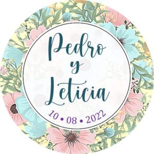 Etiquetas para recuerdos de Boda personalizadas 🖤 🤍