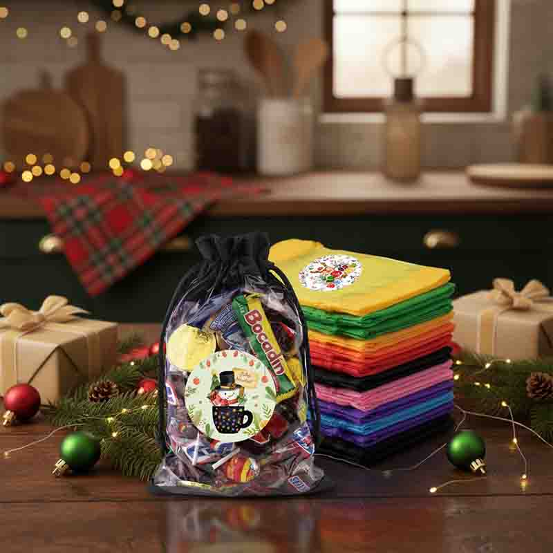 Costalitos Dulceros Morralitos Cristal Navideños 😎 - Imagen 10