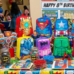 Pack de 10 Mochilas Bolos Dulcero Super Heroes