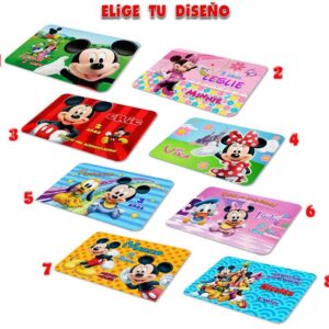 Manteles Individuales Personalizados Mickey & Minnie ❣️