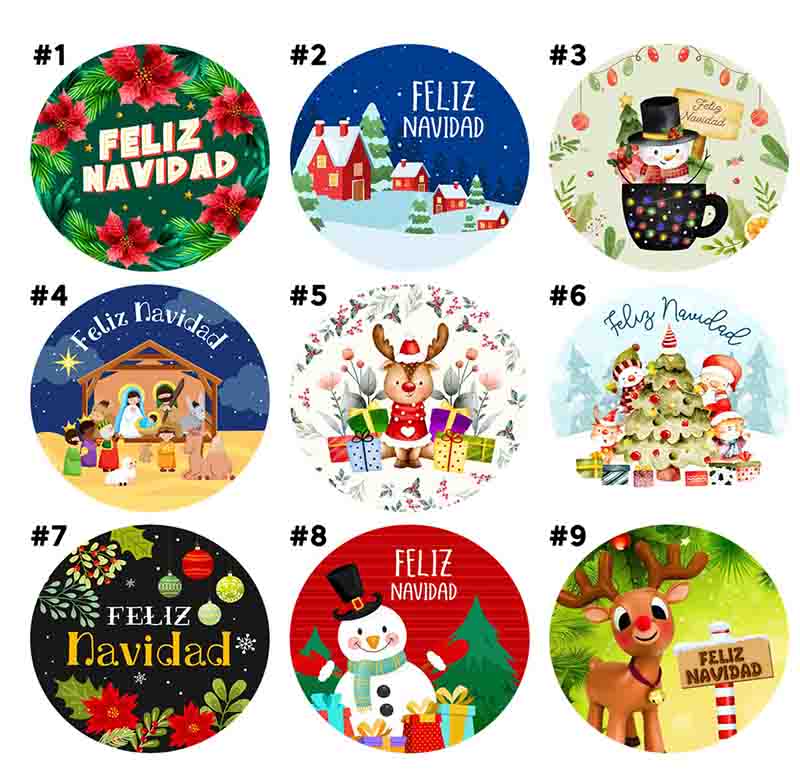 Costalitos Dulceros Morralitos Cristal Navideños 😎 - Imagen 4