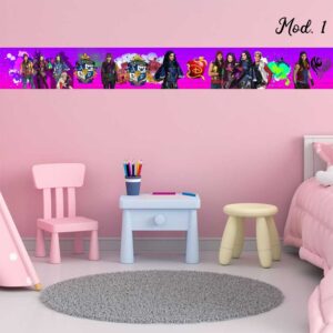 Cenefa para cuarto de niña decorativas de los 😋 Descendientes