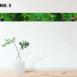 Cenefas decorativas 👌 adhesivas para paredes decorativas de Hulk ✨