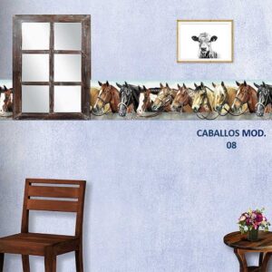 Cenefas para pared adheribles de Caballos 💜 🐴
