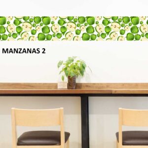 Cenefas para cocina modernas🍏 decorativas de Manzanas 💫