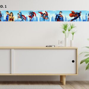 Cenefas  para cuarto de niño 😋  decorativas de Superman