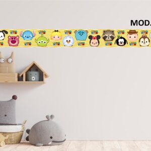 Cenefas para cuartos 💓 adheribles de Tsum Tsum