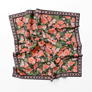 Mascada para el cuello 😘💚 ROSAS