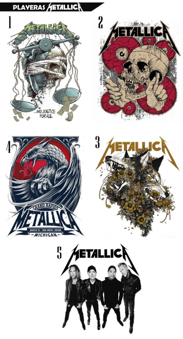 METALLICA playera de moda 😍☺ - Image 2