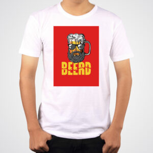 Playeras de hombre estampada BEERD