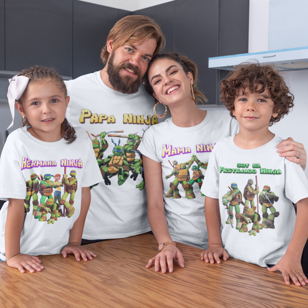 Playeras para familia de fashion cumpleaños