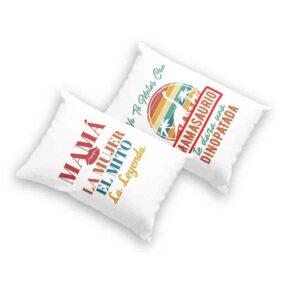 Almohada 2 fundas doble vista ?????? Mamasaurio