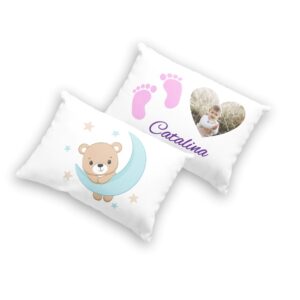 Almohada 2 fundas doble vista De Bebe????