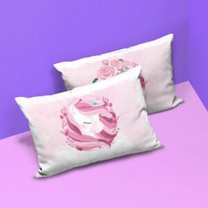 Almohada 2 fundas doble vista Unicornio Rosita ????