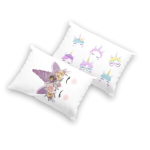 Almohada 2 fundas doble vista Unicornios Con Flores ???? ??