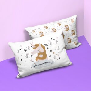 Almohada 2 fundas doble vista Unicornios ????