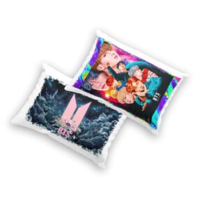 Almohada 2 fundas doble vista BTS ????
