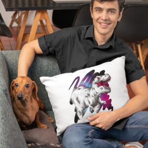 Almohada 2 fundas doble vista Dinosaurios ???