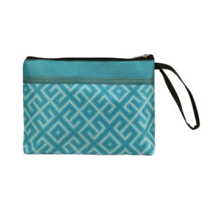 Bolsa De Mano Con Estampado De Moda-Turquesa