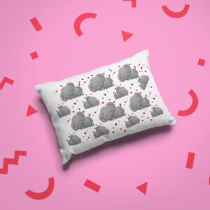 Almohada 2 fundas ?? doble vista Mama E Hijo Elefante??