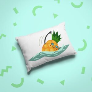 Fundas de almohadas Kawaii doble vista 2pz pi?a ????