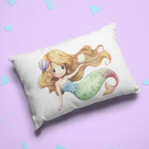 Almohada Kawaii 2 fundas doble vista Sirena ????