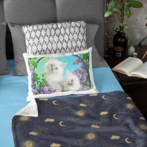 Almohada 2 fundas doble vista Gatos Reales?? ??