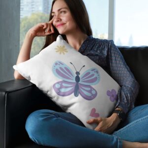 Almohada 2 fundas doble vista Mariposa Y Corazones?? ??