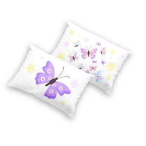 Almohada 2 fundas doble vista Mariposa Morada????