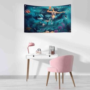 Manta decorativa para paredes de Sirena Mod. 1  💕