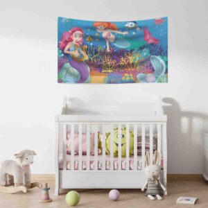 Manta decorativa para paredes de Sirena Mod.4 🌊❤👌