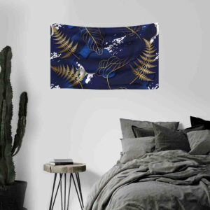 Manta decorativa para paredes de Hojas doradas Mod 1.  🥰🍃