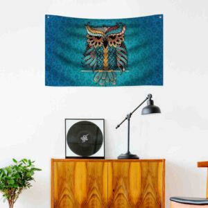 Manta decorativa para paredes de Buho guardian Mod. 2🥺💖