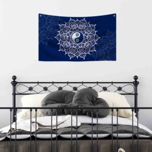 Mantas Para Decorar Paredes De Mod. 7 Ying Yang Cobalto 🤩😇