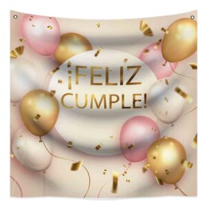 Letrero de feliz cumple 1x1 mts (Mod. 1M)