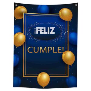 Letreros para cumplea?os 1.5x3 mts (Mod. 1VH)