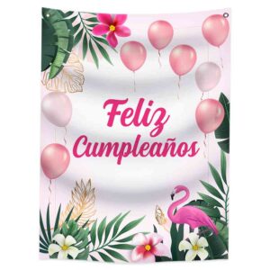 Lonas de cumplea?os 1.5x3 mts (Mod. 1VM)