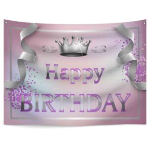 Letrero de happy birthday 3x1.5 mts (Mod. 1HM)