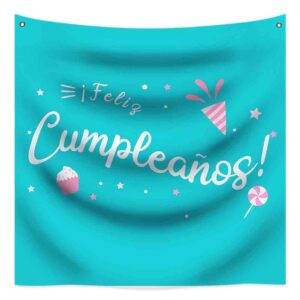 Letrero de feliz cumple 1x1 mts (Mod. 2M)