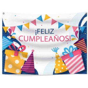 Mantas de cumplea?os 3x1.5 mts (Mod. 2HNA)