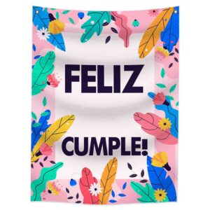 Lonas de cumplea?os 1.5x3 mts (Mod. 2VM)