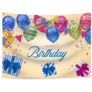 Happy birthday letrero 3x1.5 mts (Mod. 2HH)