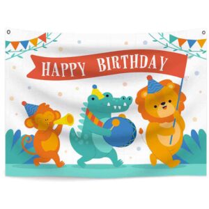 Decoracion happy birthday 3x1.5 mts (Mod. 2HN)