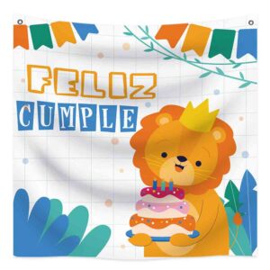 Letrero de feliz cumple 1x1 mts (Mod. 3NN)