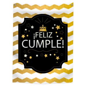 Letreros para cumplea?os 1.5x3 mts (Mod. 3VH)