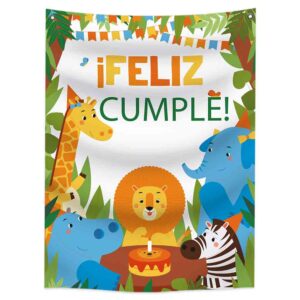 Letreros para cumplea?os 1.5x3 mts (Mod. 3VN)