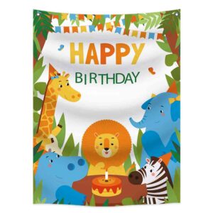Letrero de happy birthday 1.5x3 mts (Mod. 3VN)