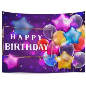 Decoracion happy birthday 3x1.5 mts (Mod. 4HM)