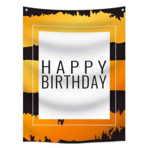 Letrero de happy birthday 1.5x3 mts (Mod. 7VM)