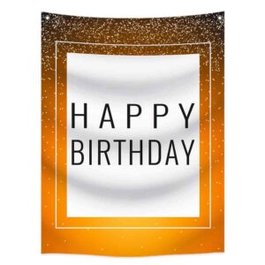 Letrero de happy birthday 1.5x3 mts (Mod. 8VM)